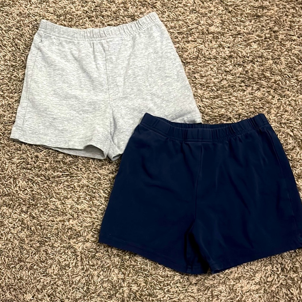 Carter’s Girls’ Gray and Navy Blue Bike Shorts Set